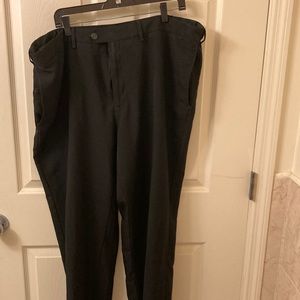 3 pairs Haggar’s black pants good condition 42x29